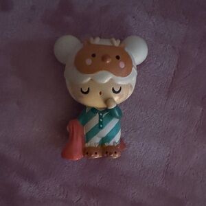 Cute Sleeping Bear Figurine - Multicolor